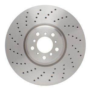 BMW X5 Brake Rotor (1) - Left Front - R1 Concepts - Plain - `15-`19